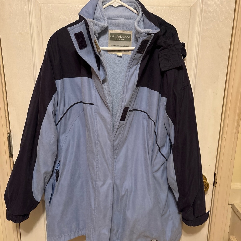 Liz Claiborne Blue and Black Jacket